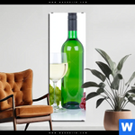 Aluminiumbild Gebürstet Wein In Flaschen Und Glaesern Schmal Produktvorschau mit dem Bild Wein in Flaschen und Gläsern im Format Schmal.