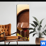 Aluminiumbild Gebürstet Wein Toscana Schmal Produktvorschau mit dem Bild Wein & Toscana im Format Schmal.