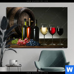 Aluminiumbild Gebürstet Wein Trauben Querformat Produktvorschau mit dem Bild Wein & Trauben im Format Querformat.