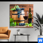 Aluminiumbild Gebürstet Weinliebe Trifft Tradition Quadrat Produktvorschau mit dem Bild Weinliebe trifft Tradition im Format Quadrat.