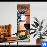 Aluminiumbild Gebürstet Weinliebe Trifft Tradition Schmal Produktvorschau mit dem Bild Weinliebe trifft Tradition im Format Schmal.