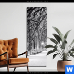 Aluminiumbild Gebürstet Wintermorgen Im Central Park Schmal Produktvorschau mit dem Bild Wintermorgen im Central Park im Format Schmal.