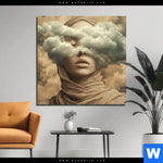 Aluminiumbild Gebürstet Wolkenschoenheit Quadrat Produktvorschau mit dem Bild Wolkenschönheit im Format Quadrat.