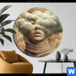 Aluminiumbild Gebürstet Wolkenschoenheit Rund Produktvorschau mit dem Bild Wolkenschönheit im Format Rund.