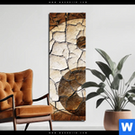 Aluminiumbild Gebürstet Yin Yang Auf Rissiger Erde Schmal Produktvorschau mit dem Bild Yin Yang auf rissiger Erde im Format Schmal.