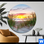 Aluminiumbild Gebürstet Zwischen Duenen Und Traeumen Rund Produktvorschau mit dem Bild Zwischen Dünen und Träumen im Format Rund.