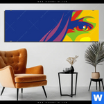 Bild Edelstahloptik Abstrakte Frau No 1 Panorama Produktvorschau mit dem Bild Abstrakte Frau No.1 im Format Panorama.