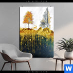 Bild Edelstahloptik Abstrakte Landschaft No 1 Hochformat Produktvorschau mit dem Bild Abstrakte Landschaft No.1 im Format Hochformat.