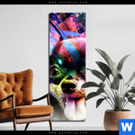 Bild Edelstahloptik Abstrakter Chihuahua Schmal Produktvorschau mit dem Bild Abstrakter Chihuahua im Format Schmal.