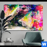 Bild Edelstahloptik Abstrakter Leguan Querformat Produktvorschau mit dem Bild Abstrakter Leguan im Format Querformat.
