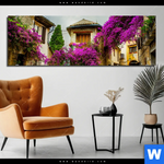 Bild Edelstahloptik Altstadt Der Provence Panorama Produktvorschau mit dem Bild Altstadt der Provence im Format Panorama.