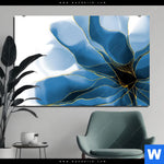 Bild Edelstahloptik Aquarell Blume Querformat Produktvorschau mit dem Bild Aquarell Blume im Format Querformat.