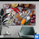 Bild Edelstahloptik Aromatische Gewuerze Querformat Produktvorschau mit dem Bild Aromatische Gewürze im Format Querformat.