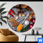 Bild Edelstahloptik Aromatische Gewuerze Rund Produktvorschau mit dem Bild Aromatische Gewürze im Format Rund.