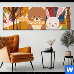 Bild Edelstahloptik Baer Haeschen Panorama Produktvorschau mit dem Bild Bär & Häschen im Format Panorama.