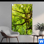 Bild Edelstahloptik Baumkrone Einer Buche Hochformat Produktvorschau mit dem Bild Baumkrone einer Buche im Format Hochformat.