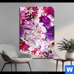 Bild Edelstahloptik Bluehende Pfingstrosen Hochformat Produktvorschau mit dem Bild Blühende Pfingstrosen im Format Hochformat.