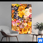 Bild Edelstahloptik Bluetenzauber Hochformat Produktvorschau mit dem Bild Blütenzauber im Format Hochformat.