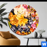 Bild Edelstahloptik Bluetenzauber Rund Produktvorschau mit dem Bild Blütenzauber im Format Rund.