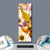 Bild Edelstahloptik Blumen Collage No 1 Schmal
