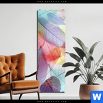 Bild Edelstahloptik Bunte Blaetter Schmal Produktvorschau mit dem Bild Bunte Blätter im Format Schmal.