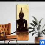 Bild Edelstahloptik Dark Buddha Schmal Produktvorschau mit dem Bild Dark Buddha im Format Schmal.