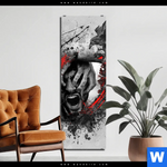 Bild Edelstahloptik Der Schrei Grunge Stil Schmal Produktvorschau mit dem Bild Der Schrei - Grunge-Stil im Format Schmal.