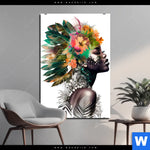 Bild Edelstahloptik Doppelbelichtung Portraet Einer Afrikanischen Frau Hochformat Produktvorschau mit dem Bild Doppelbelichtung Porträt einer afrikanischen Frau im Format Hochformat.