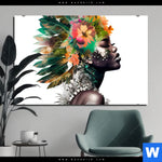 Bild Edelstahloptik Doppelbelichtung Portraet Einer Afrikanischen Frau Querformat Produktvorschau mit dem Bild Doppelbelichtung Porträt einer afrikanischen Frau im Format Querformat.