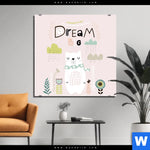 Bild Edelstahloptik Dream Big Eisbaer Quadrat Produktvorschau mit dem Bild Dream Big Eisbär im Format Quadrat.
