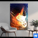 Bild Edelstahloptik E Gitarre Hochformat Produktvorschau mit dem Bild E-Gitarre im Format Hochformat.