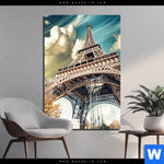 Bild Edelstahloptik Eifelturm In Paris Hochformat Produktvorschau mit dem Bild Eifelturm in Paris im Format Hochformat.