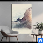 Bild Edelstahloptik Eule Wald No 2 Hochformat Produktvorschau mit dem Bild Eule & Wald No.2 im Format Hochformat.