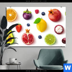 Bild Edelstahloptik Exotische Fruechte Querformat Produktvorschau mit dem Bild Exotische Früchte im Format Querformat.