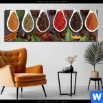 Bild Edelstahloptik Exotische Geschmackswelten Panorama Produktvorschau mit dem Bild Exotische Geschmackswelten im Format Panorama.