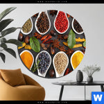 Bild Edelstahloptik Exotische Geschmackswelten Rund Produktvorschau mit dem Bild Exotische Geschmackswelten im Format Rund.