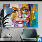 Bild Edelstahloptik Farbexplosion Portraet Nova Querformat Produktvorschau mit dem Bild Farbexplosion - Porträt Nova im Format Querformat.