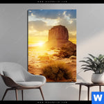 Bild Edelstahloptik Felsen In Wueste Hochformat Produktvorschau mit dem Bild Felsen in Wüste im Format Hochformat.