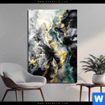 Bild Edelstahloptik Fluid Art Duftende Blueten Hochformat Produktvorschau mit dem Bild Fluid Art - Duftende Blüten im Format Hochformat.