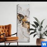 Bild Edelstahloptik Fluid Art Gold Schmal Produktvorschau mit dem Bild Fluid Art Gold im Format Schmal.