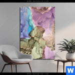 Bild Edelstahloptik Fluid Art Summertime Hochformat Produktvorschau mit dem Bild Fluid Art Summertime im Format Hochformat.