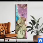 Bild Edelstahloptik Fluid Art Summertime Schmal Produktvorschau mit dem Bild Fluid Art Summertime im Format Schmal.