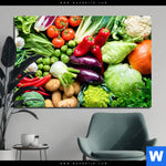 Bild Edelstahloptik Gesundes Gemuese Querformat Produktvorschau mit dem Bild Gesundes Gemüse im Format Querformat.