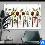 Bild Edelstahloptik Gewuerzvielfalt Querformat Produktvorschau mit dem Bild Gewürzvielfalt im Format Querformat.