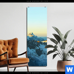 Bild Edelstahloptik Gipfel In Den Alpen Schmal Produktvorschau mit dem Bild Gipfel in den Alpen im Format Schmal.