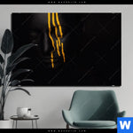 Bild Edelstahloptik Goldene Traenen Querformat Produktvorschau mit dem Bild Goldene Tränen im Format Querformat.