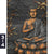 Bild Edelstahloptik Goldener Buddha Bambus Hochformat Motivorschau Seitenverhaeltnis 3 4