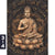 Bild Edelstahloptik Goldener Buddha No 2 Hochformat Motivorschau Seitenverhaeltnis 3 4