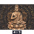 Bild Edelstahloptik Goldener Buddha No 2 Querformat Motivorschau Seitenverhaeltnis 4 3