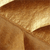Bild Edelstahloptik Goldenes Blatt Hochformat